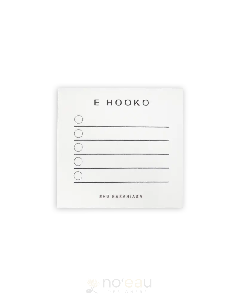 EHU KAKAHIAKA - E Hooko Post-it Note - Noʻeau Designers