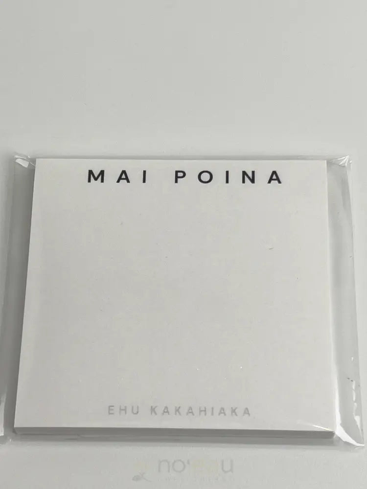 EHU KAKAHIAKA - Mai Poina Post-It Notes - Noʻeau Designers