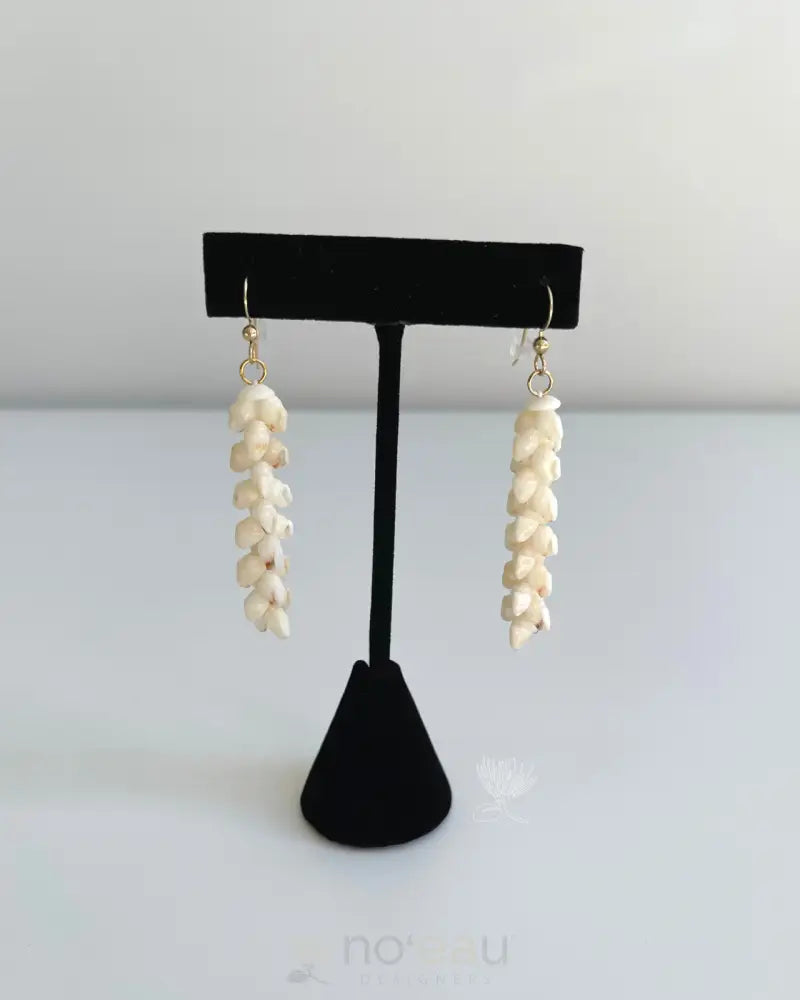 HAʻAHEO HAWAIIAN CRAFTS - Assorted Pīkake Momi Niʻihau Shell Earrings - Noʻeau Designers