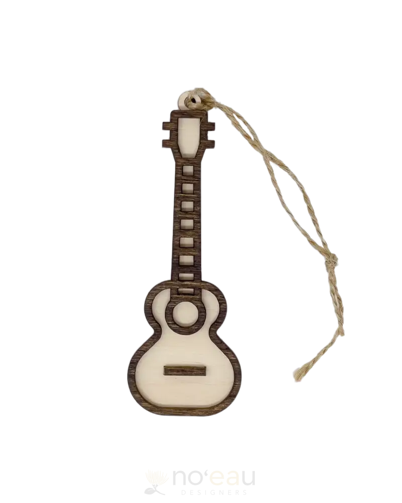 Hi Darling Shop - Assorted Double Birch Wood Ornament Ukulele Home Goods