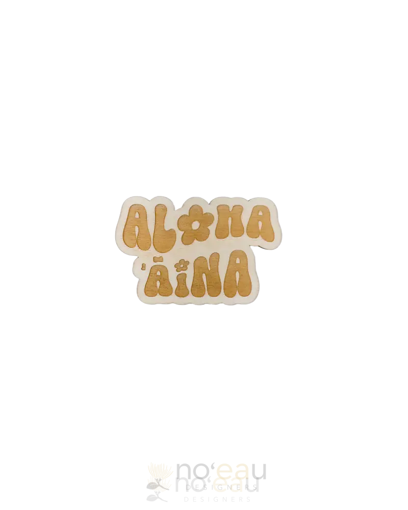 Hi Darling Shop - Assorted Birch Wood Magnet Aloha Aina Accessories