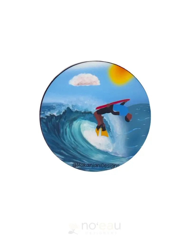 MAKANIANI DESIGNS - Assorted Beach Bum Stickers - Noʻeau Designers