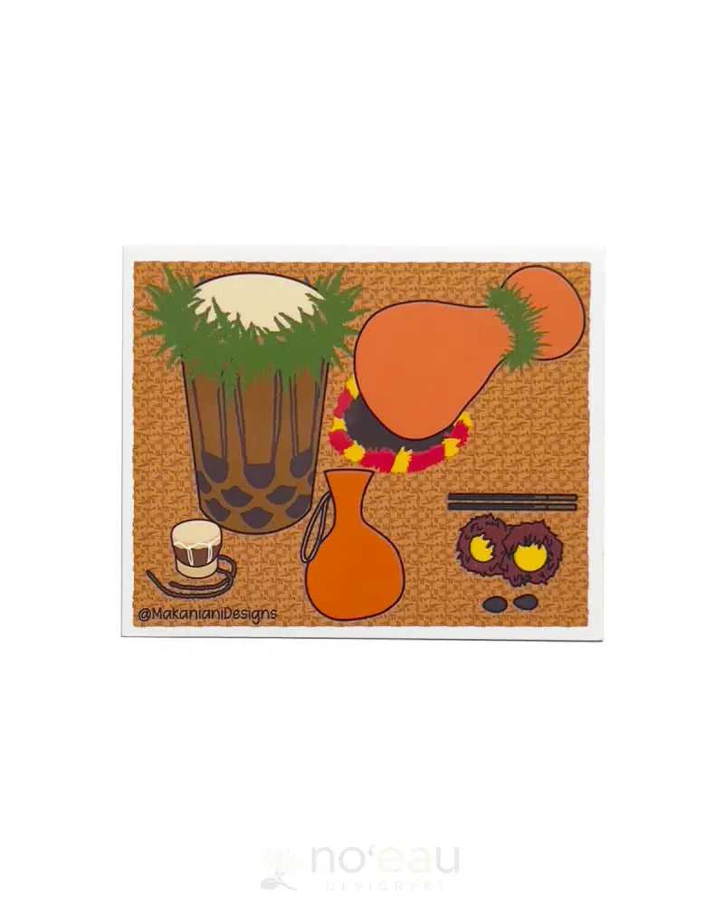 MAKANIANI DESIGNS - Large Assorted Local stickers - Noʻeau Designers
