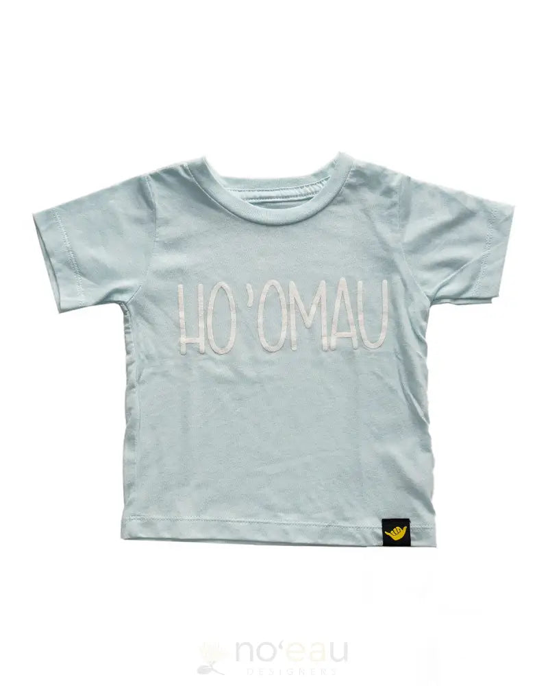 HOLOHOLO MAMA - Hoʻomau Keiki Baby Blue T-Shirt - Noʻeau Designers