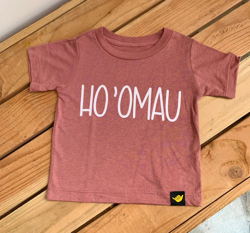 HOLOHOLO MAMA - Hoʻomau Keiki Blush T-Shirt - Noʻeau Designers