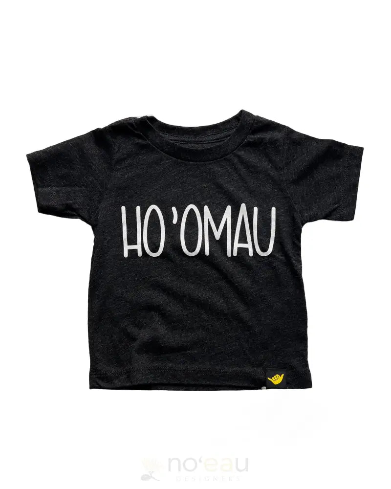 HOLOHOLO MAMA - Hoʻomau Keiki Black T-Shirt - Noʻeau Designers