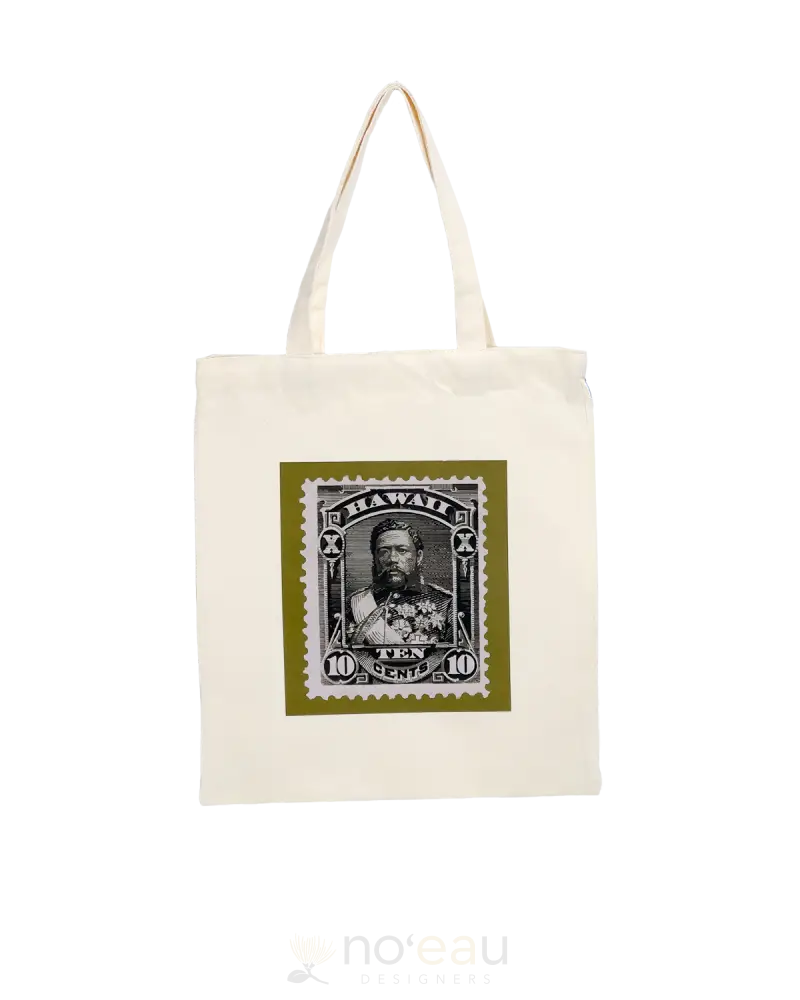 Holoholo Mama - King Kalakaua Stamp Tote Accessories