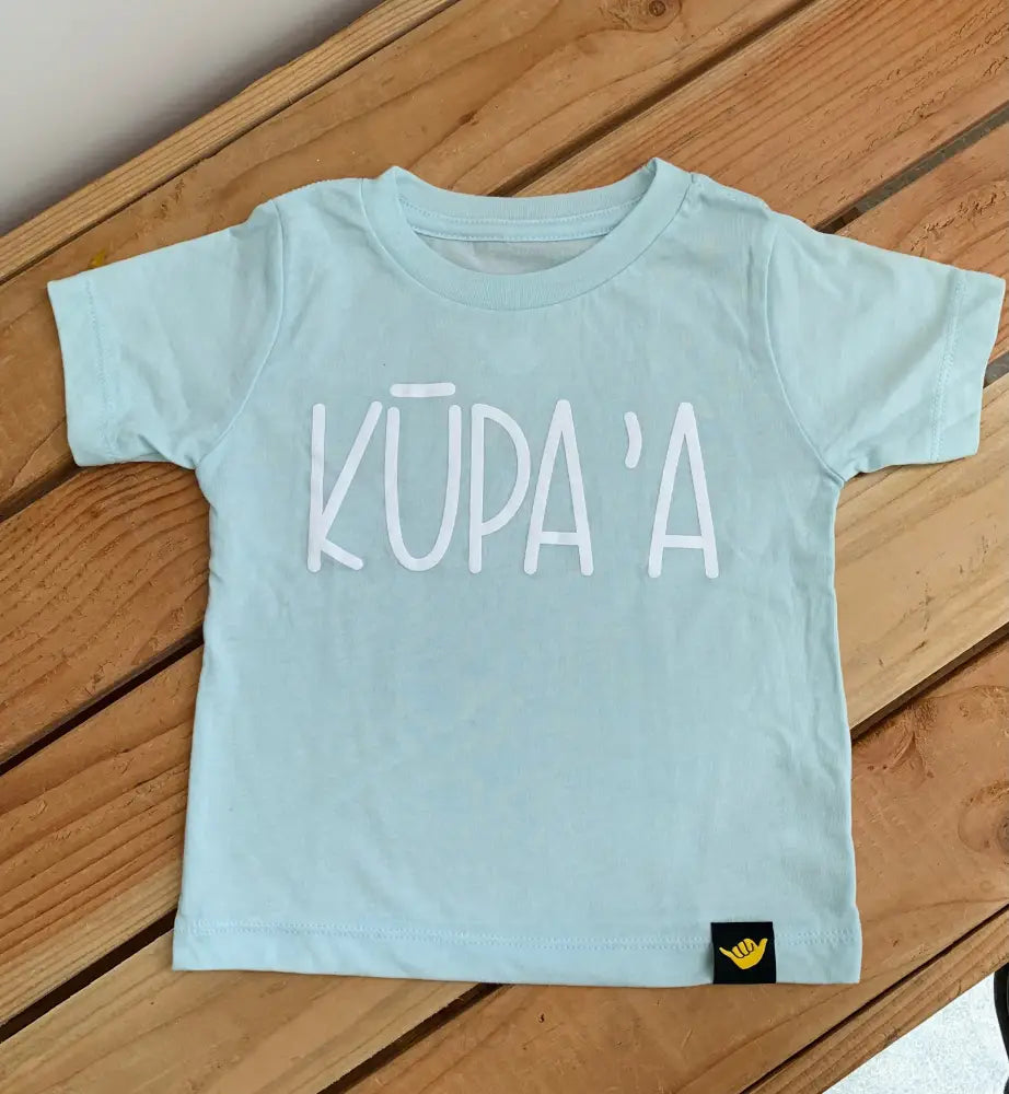 HOLOHOLO MAMA - Kūpaʻa Keiki Baby Blue T-shirt - Noʻeau Designers