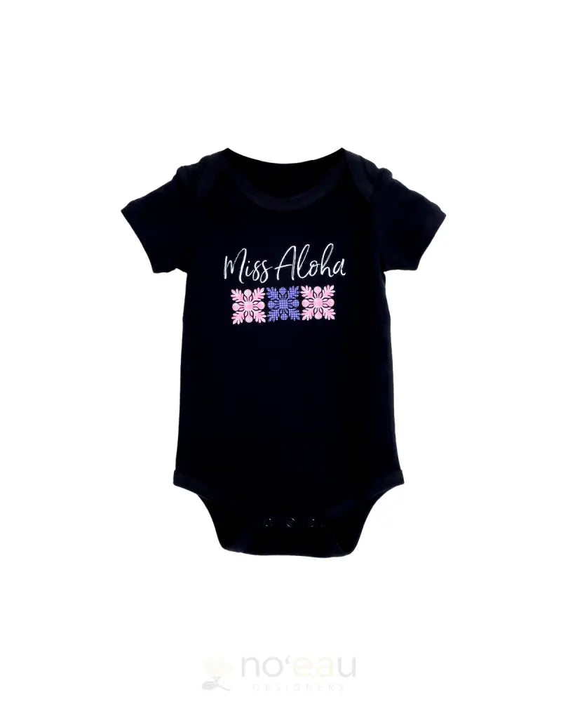 HONOLULU HIPPIE - Miss Aloha Palaka Ulu Quilt Onesie KID’S CLOTHING