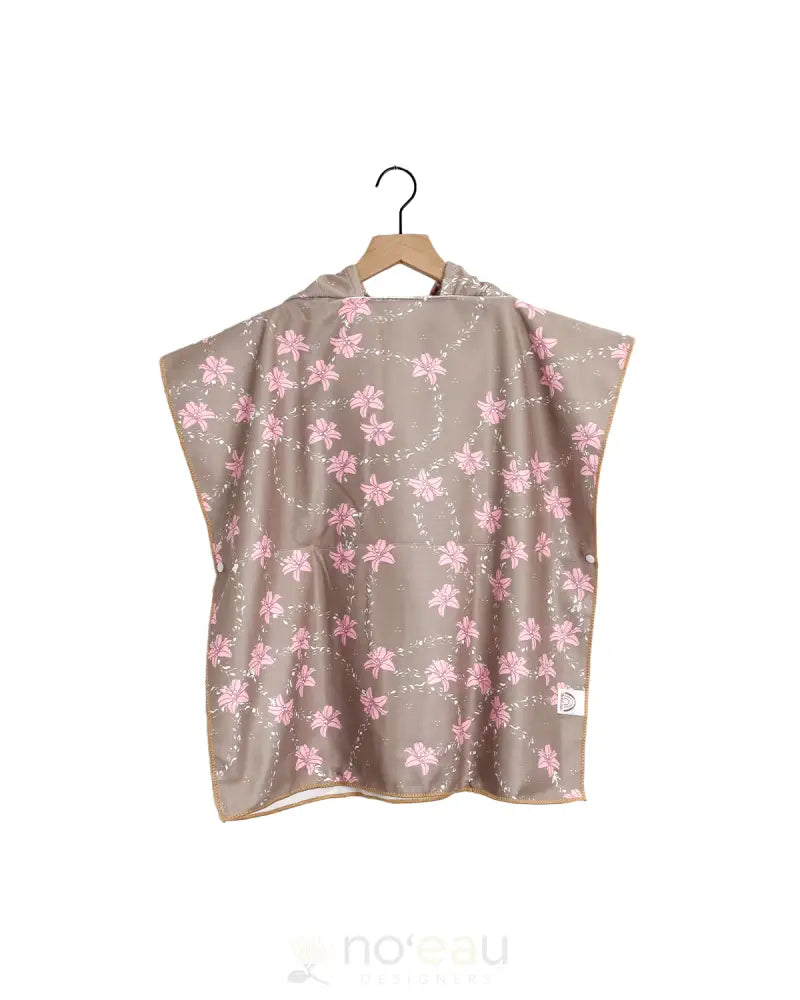 Honolulu Hippie - Naupaka & Pakalana Lei Hooded Keiki Towels Kid’s Items