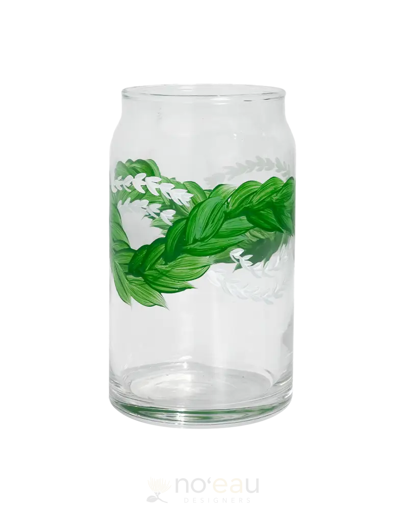 Hoomaluhia - Assorted Handpainted Glass Cups Pikake Home Goods