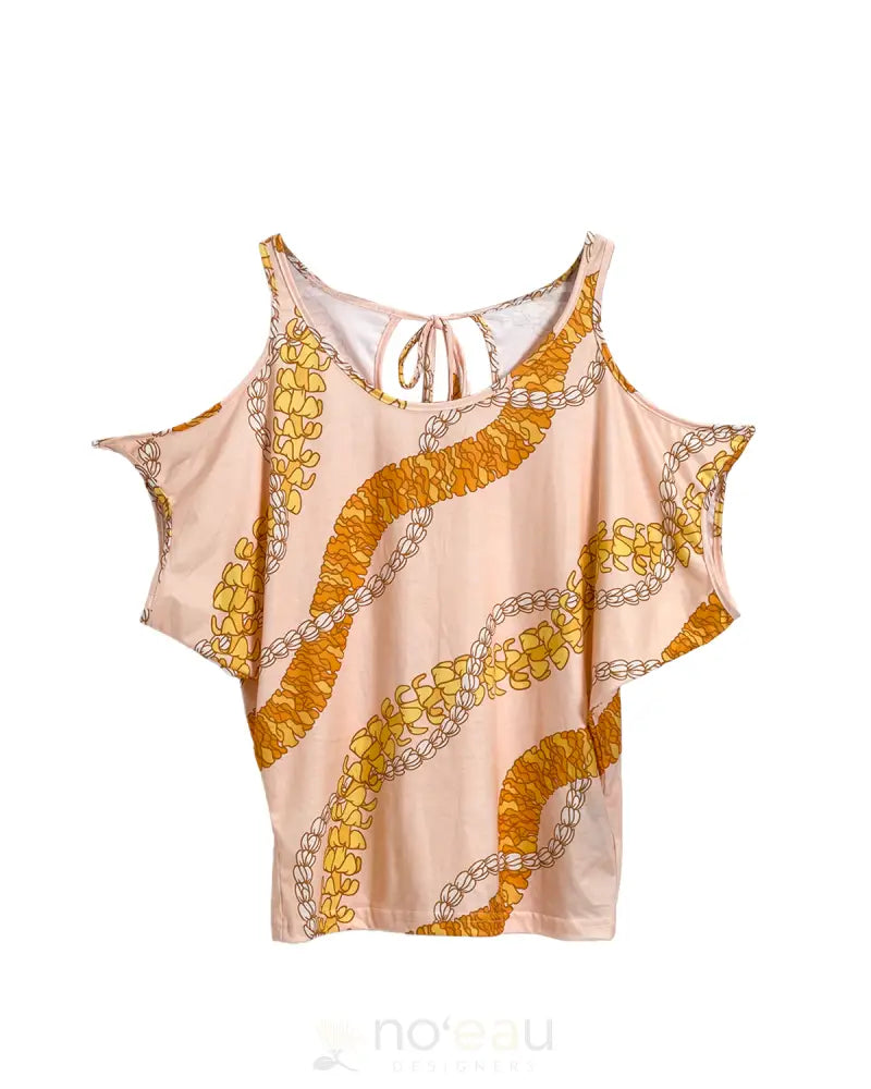 HOʻONANI LOVE - Pua Ahihi Blouse Ilima Pink / Small WOMEN’S CLOTHING