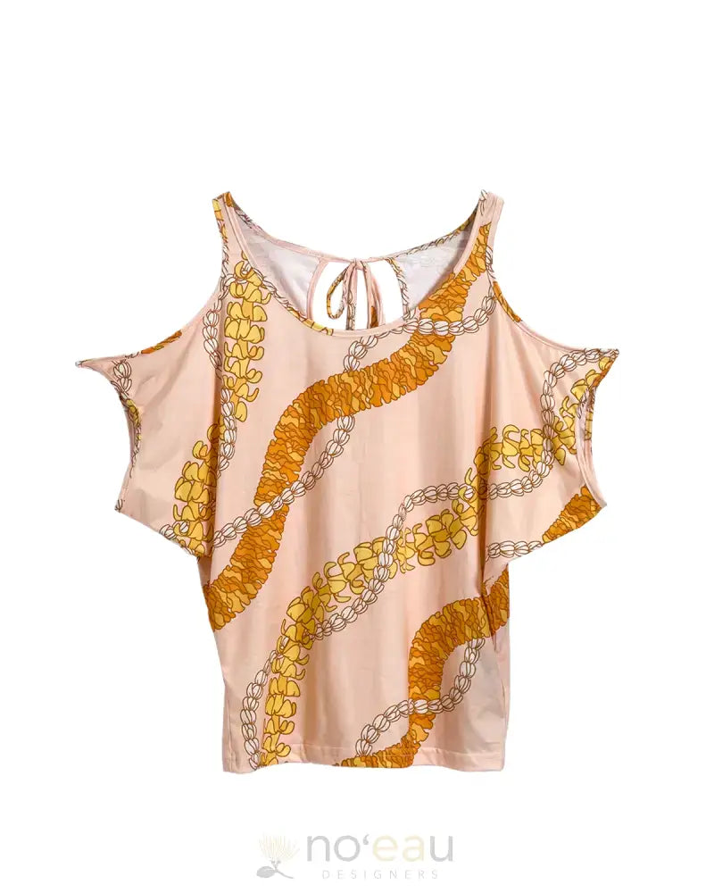 HOʻONANI LOVE - Pua Ahihi Blouse Ilima Pink / Small WOMEN’S CLOTHING