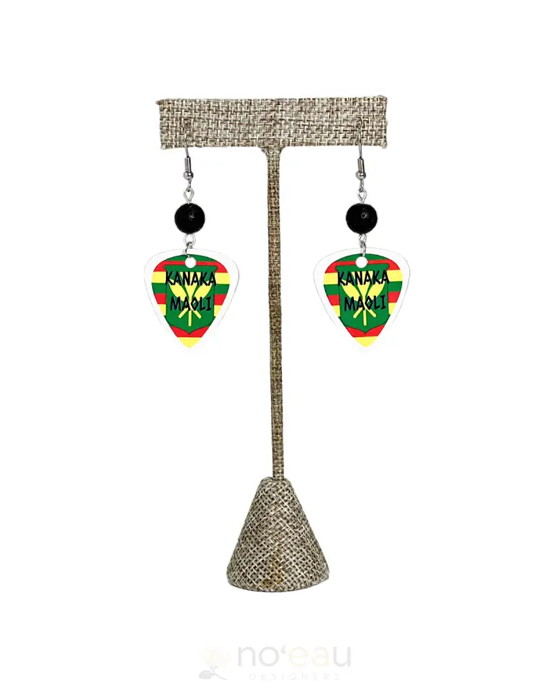 Ilihia Hawaii Llc - Kanaka Maoli Ukulele Pick Earring Jewelry