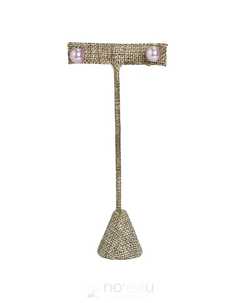 Ilihia Hawaii Llc - Sterling Silver Frash Water Pearl Stud Earring Pink Jewelry