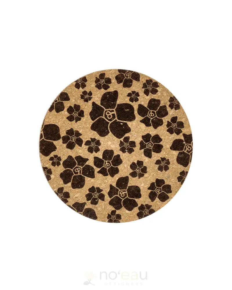 Inspired By B&J - Assorted Round Cork Trivets Puakenikeni 2 Home Goods