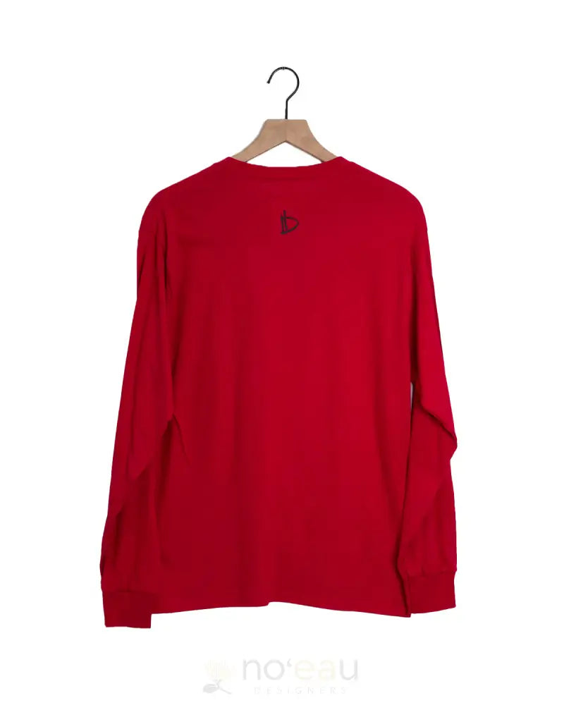 ISLAND DYNASTY - Always Live Aloha Red Long Sleeve - Noʻeau Designers