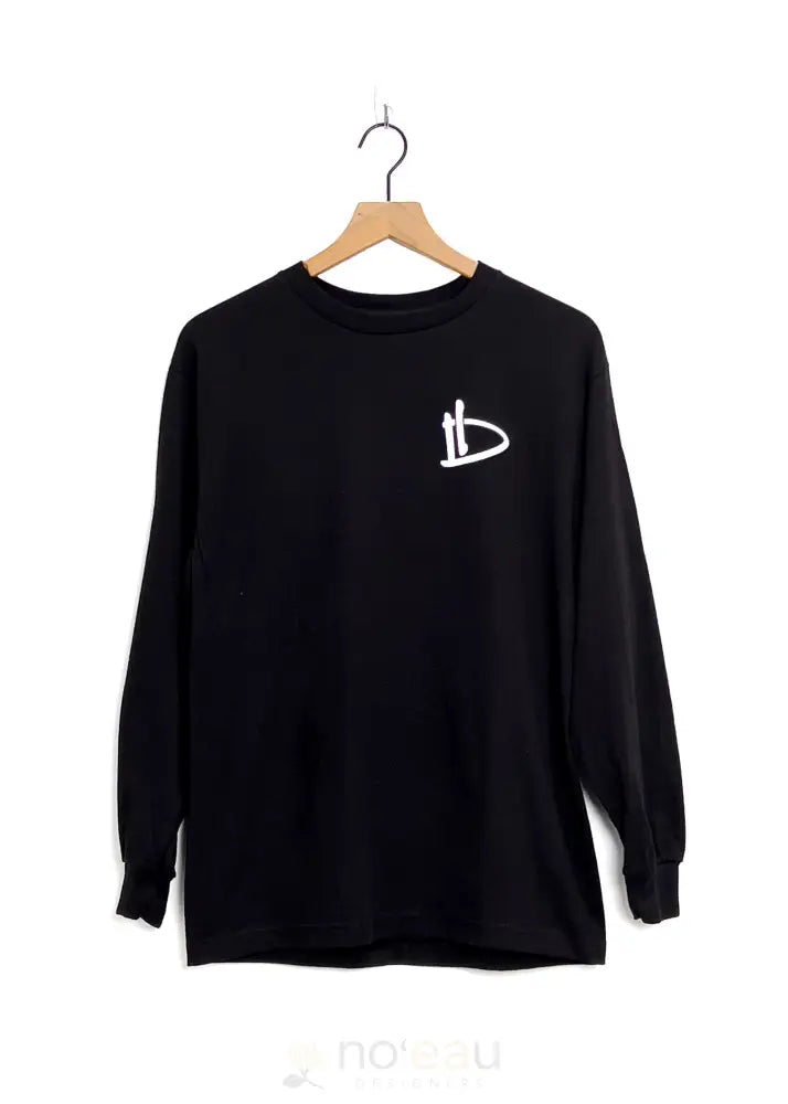 ISLAND DYNASTY - Iolani Palace Black Long Sleeve - Noʻeau Designers