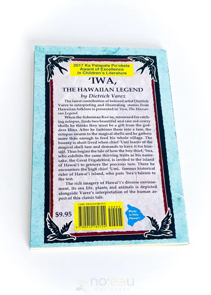 Iwa: The Hawaiian Legend Book - Noʻeau Designers