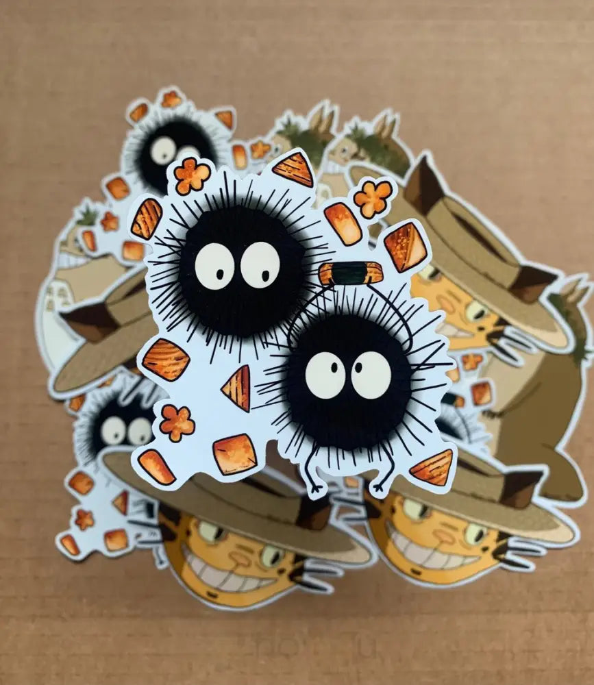 IWALANIS CREATIONS - Assorted Studio Ghibli Inspired Stickers - Noʻeau Designers