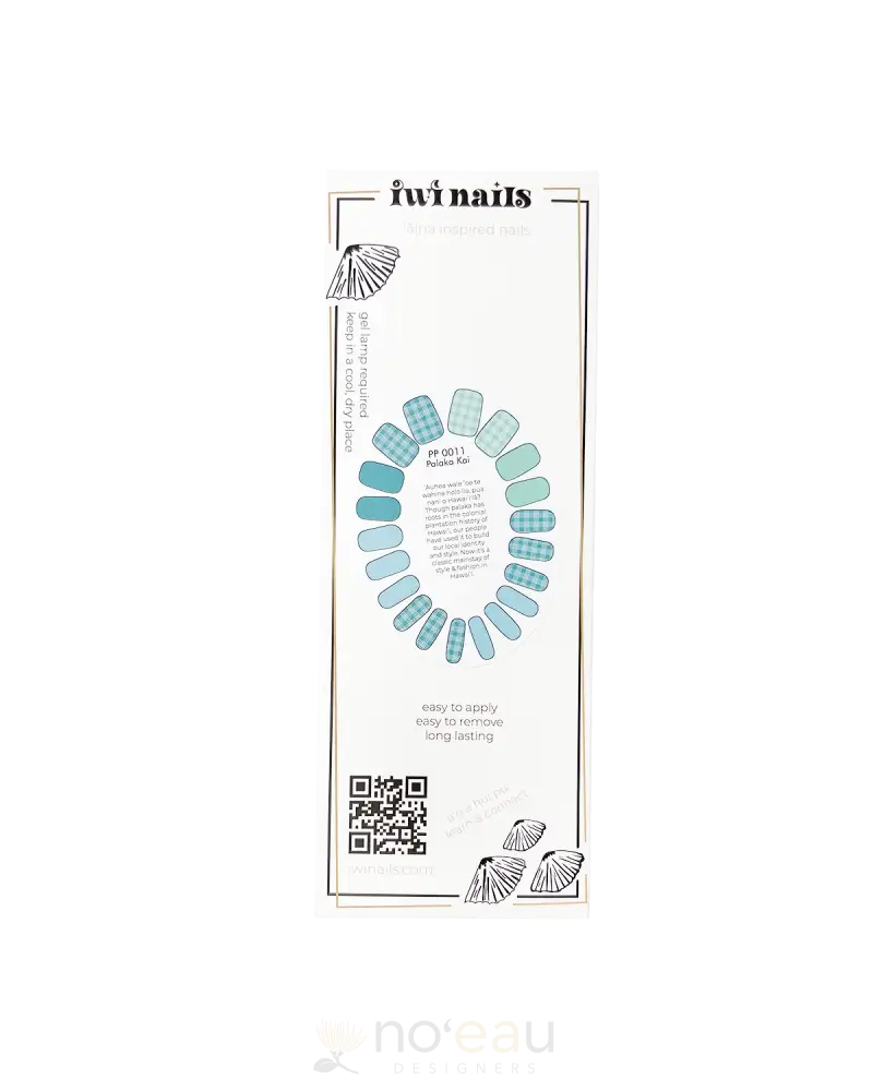 Iwi Nails - Assorted Palaka Nail Stickers Palaka Kai Health & Beauty