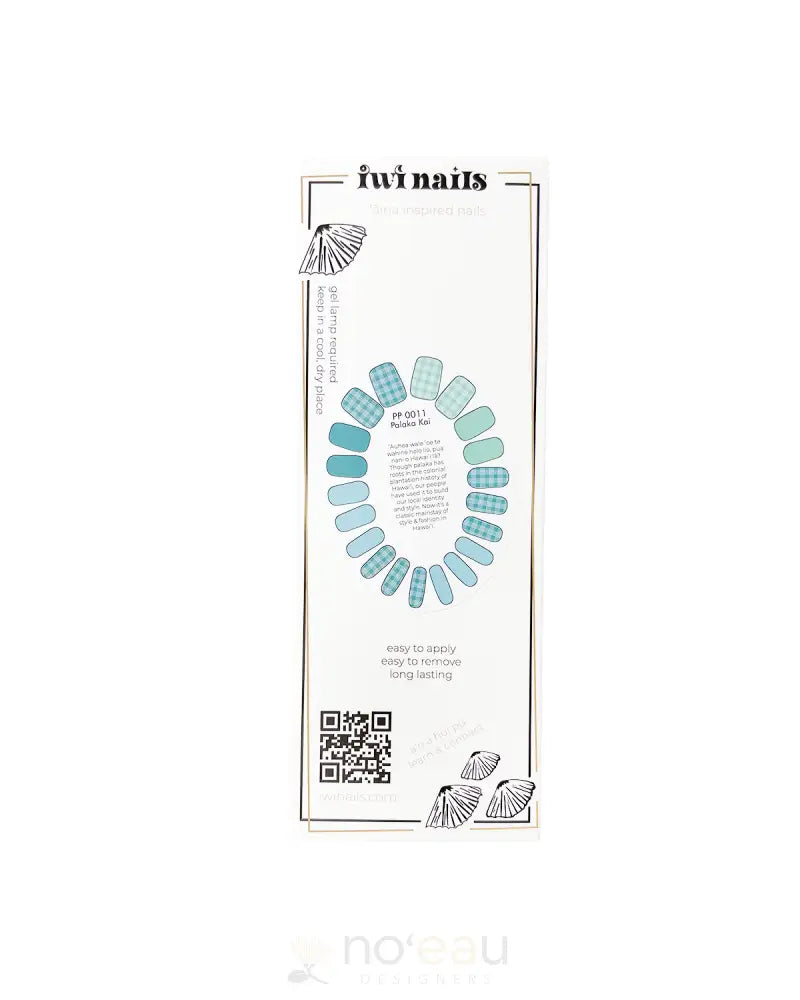 Iwi Nails - Assorted Palaka Nail Stickers Palaka Kai Health & Beauty