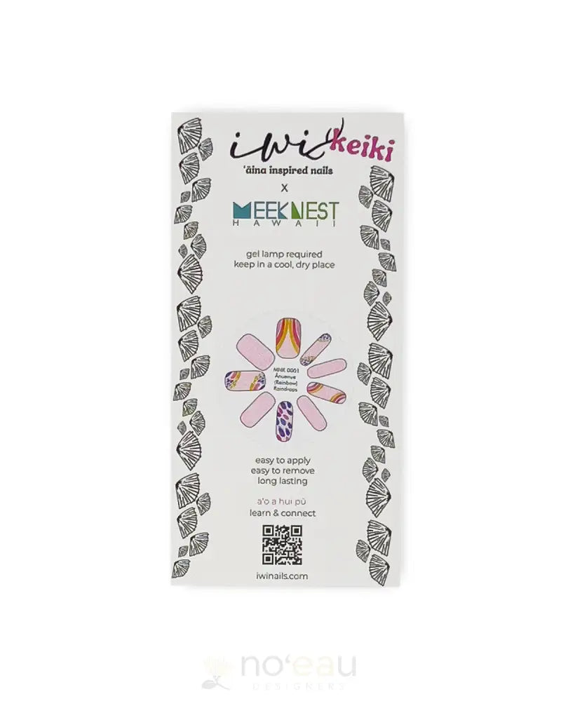 IWI NAILS - collaboration Meek Nest x Iwi Nails  Collection - Noʻeau Designers