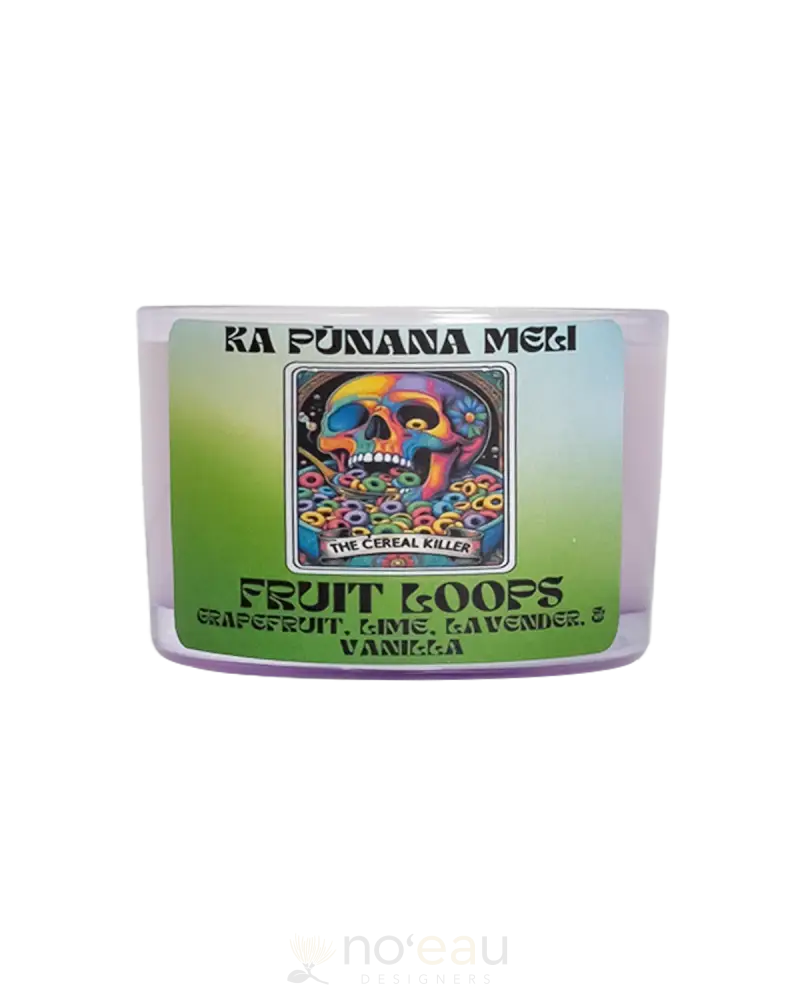 Ka Punana Meli - Assorted 4Oz Candles Fruit Loop Home Goods