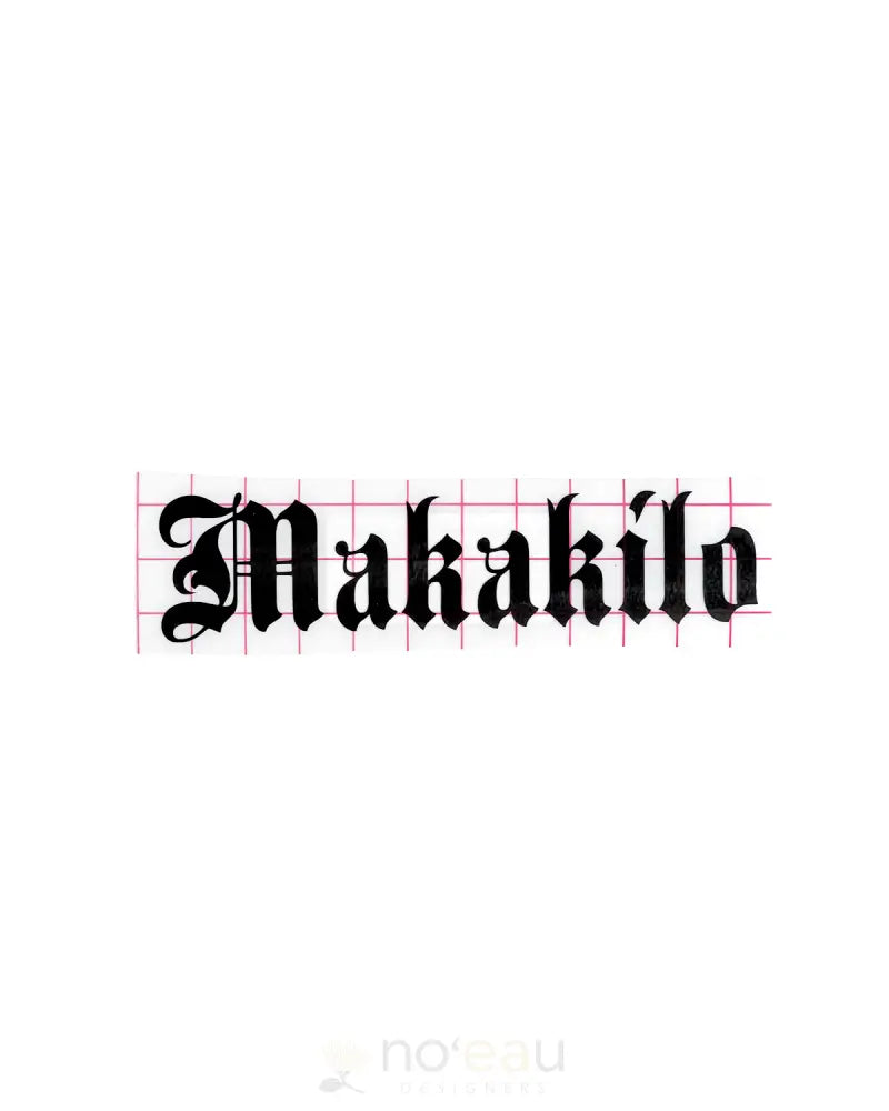 Kahealani Kreations - Assorted 5’’ City Stickers (Vinyl) Makakilo / Black Stickers/Pins/Patches