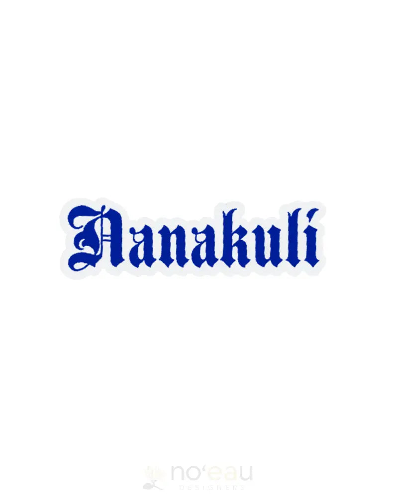 Kahealani Kreations - Assorted Blackletter City Stickers (Waterproof) Nanakuli / Blue