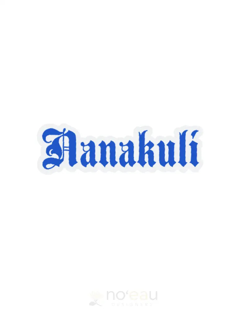 Kahealani Kreations - Assorted Blackletter City Stickers (Waterproof) Nanakuli / L.blue