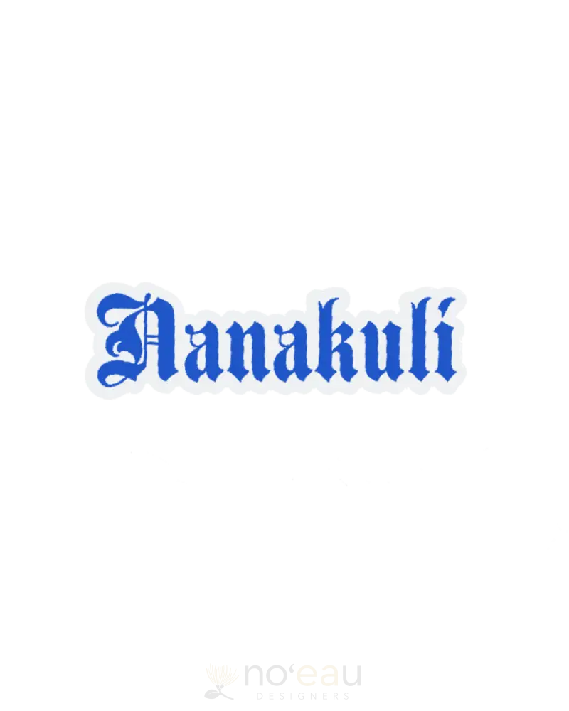 Kahealani Kreations - Assorted Blackletter City Stickers (Waterproof) Nanakuli / L.blue