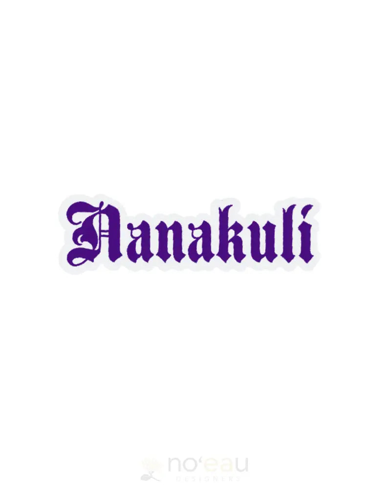 Kahealani Kreations - Assorted Blackletter City Stickers (Waterproof) Nanakuli / Purple