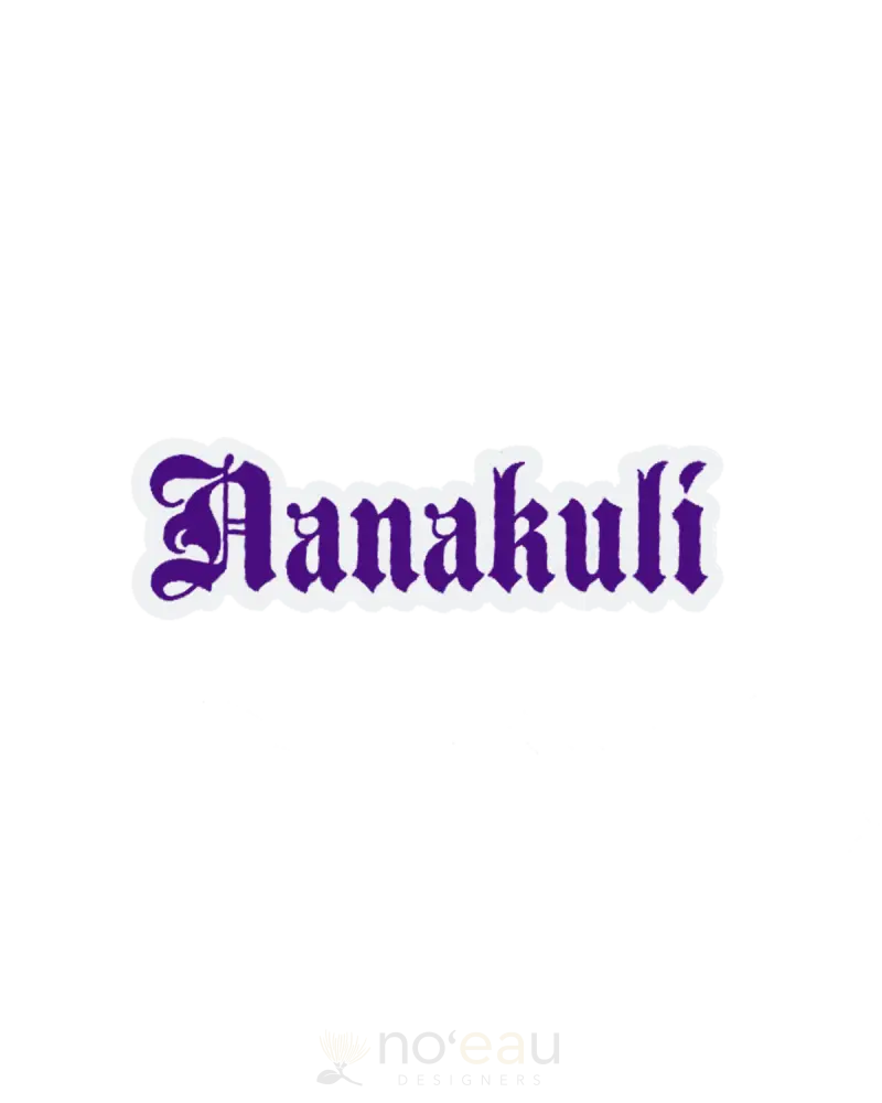 Kahealani Kreations - Assorted Blackletter City Stickers (Waterproof) Nanakuli / Purple