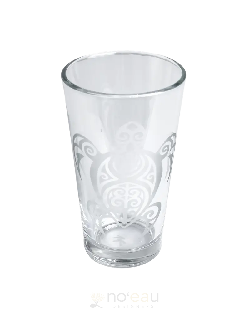 Kahealani Kreations - Assorted Etched Glass Cups Honu Home Goods