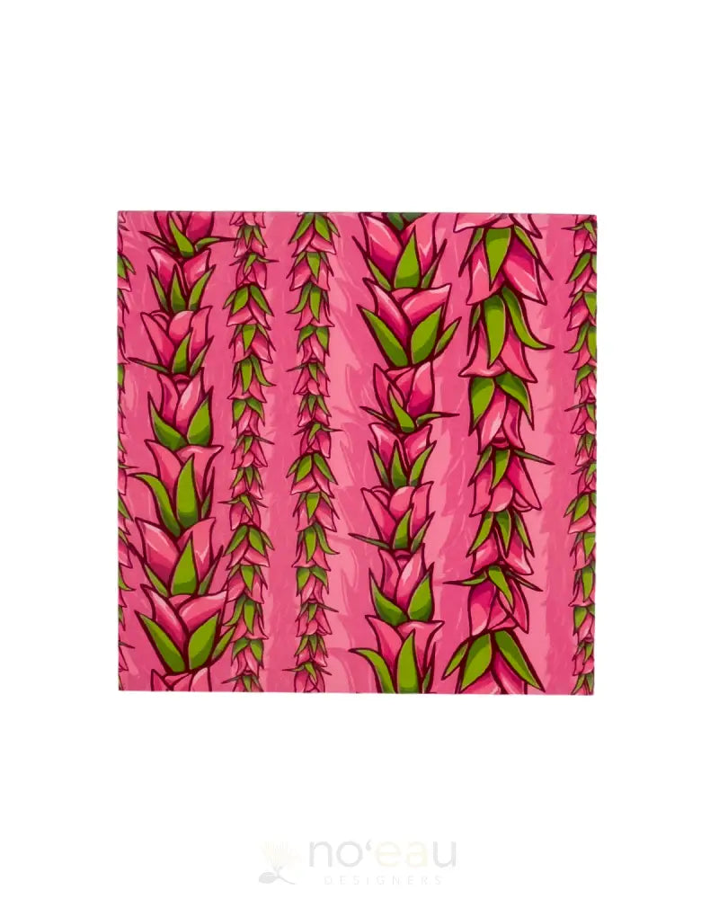 Kahealani Kreations - Assorted Lokelani Rose Waterproof Stickers Pink / Square Stickers/Pins/Patches