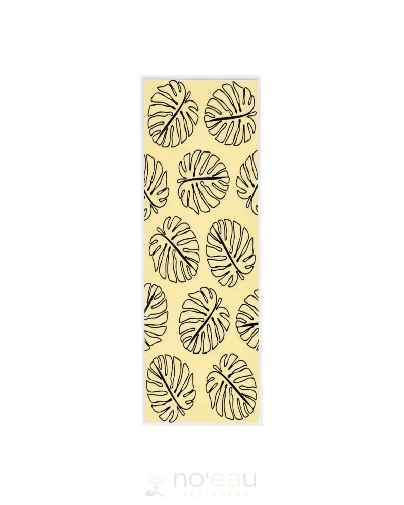 Kahealani Kreations - Assorted Monstera Bookmarkers Yellow Stationery