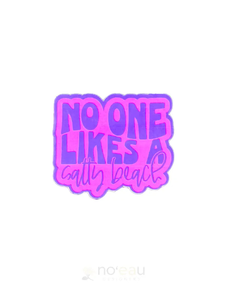 KAHEALANI KREATIONS - Assorted No One Likes A Salty Beach Stickers - Noʻeau Designers