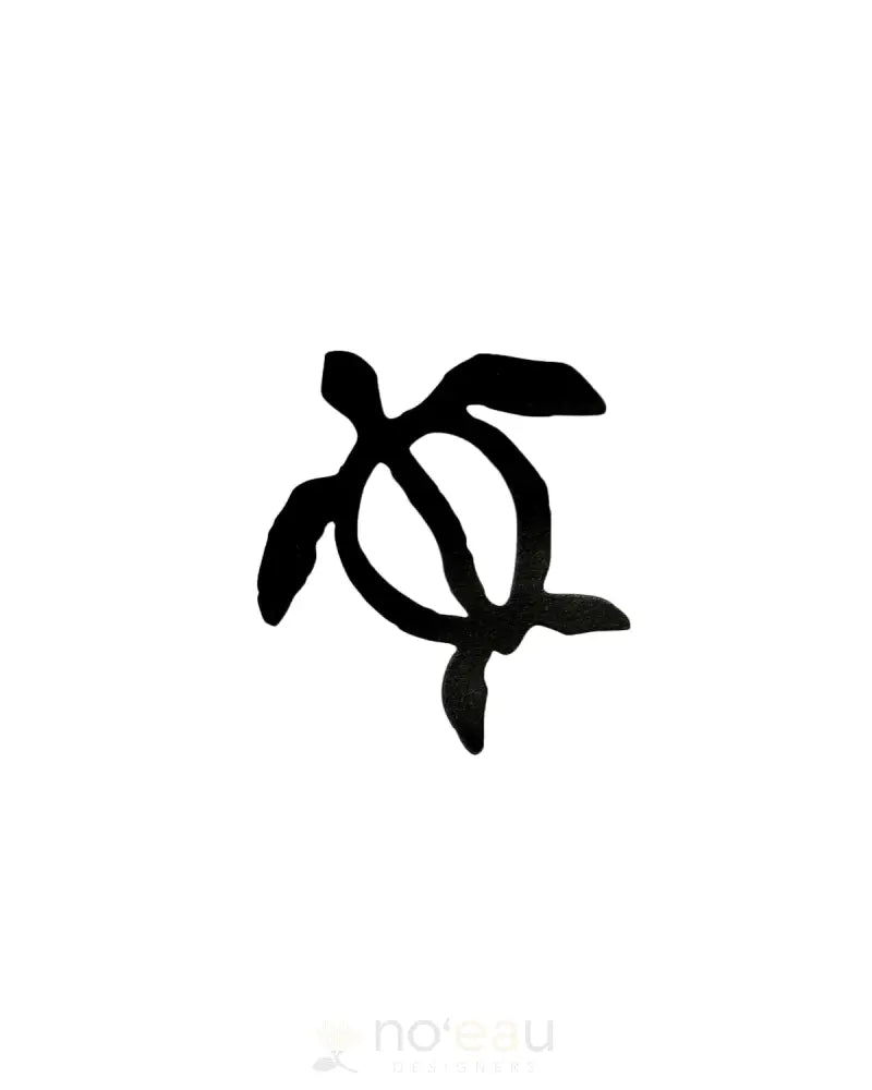 Kahealani Kreations - Honu Matte Vinyl Sticker Black Stickers/Pins/Patches