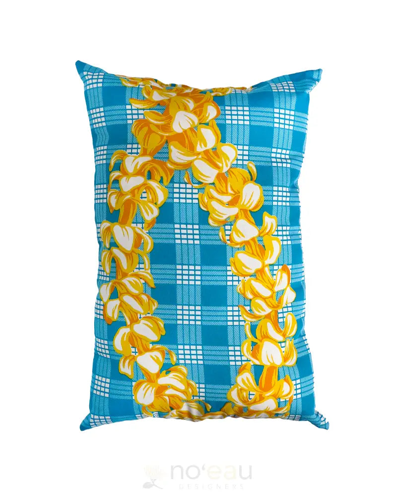 Kahealani Kreations - Mini Keiki Pillows Palaka / Blue/Kenikeni Kid’s Items