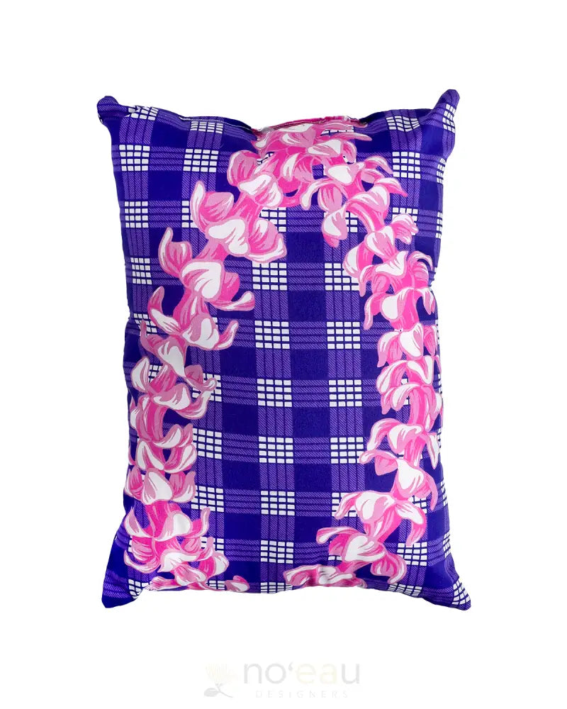 Kahealani Kreations - Mini Keiki Pillows Palaka / Purple/Kenikeni Kid’s Items