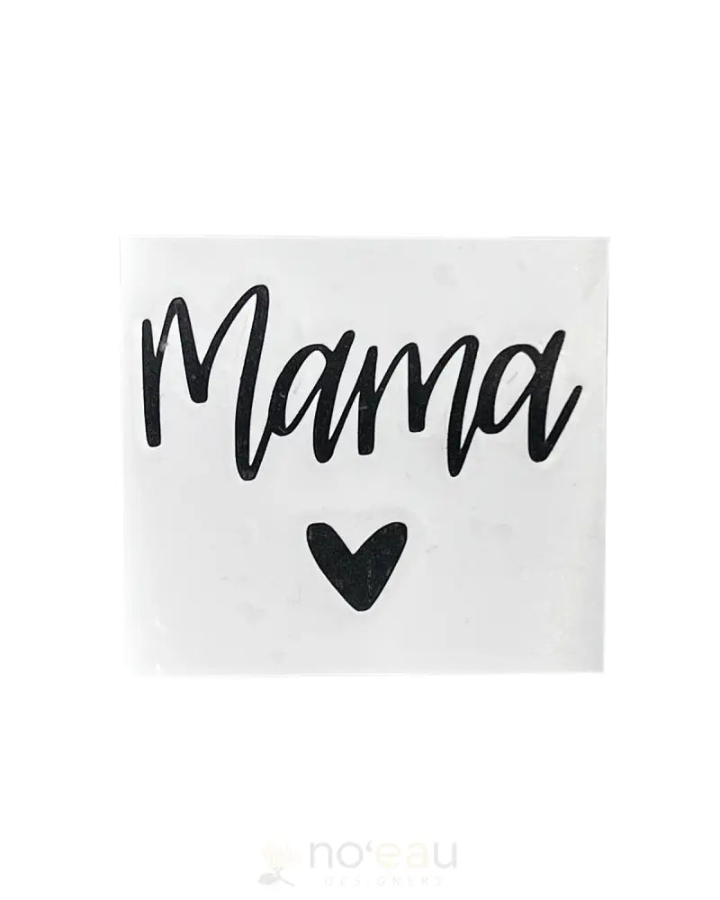 KAHEALANI KREATIONS - Mama Heart Matte Sticker - Noʻeau Designers