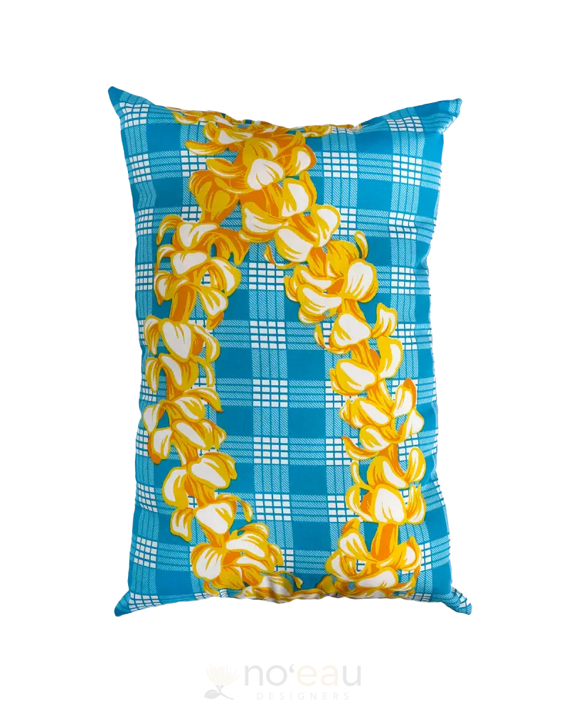 Kahealani Kreations - Mini Keiki Pillows Palaka / Blue/Kenikeni Kid’s Items