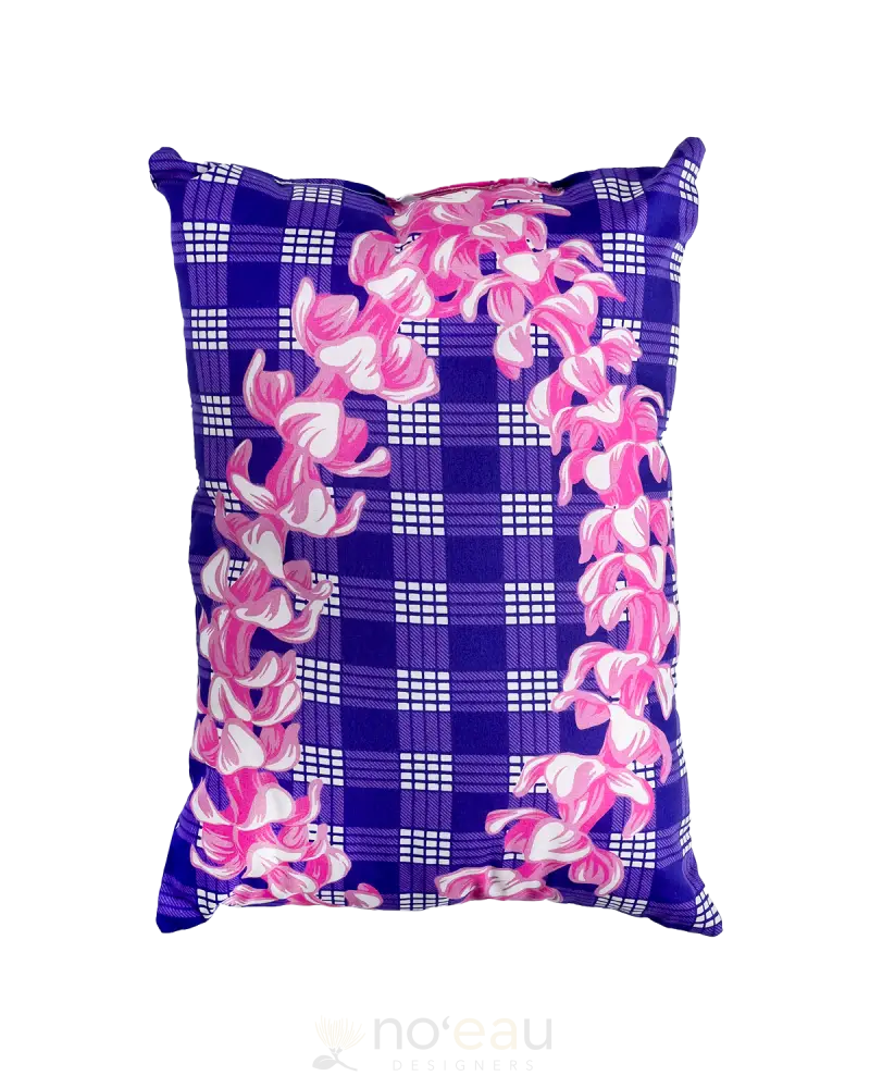 Kahealani Kreations - Mini Keiki Pillows Palaka / Purple/Kenikeni Kid’s Items