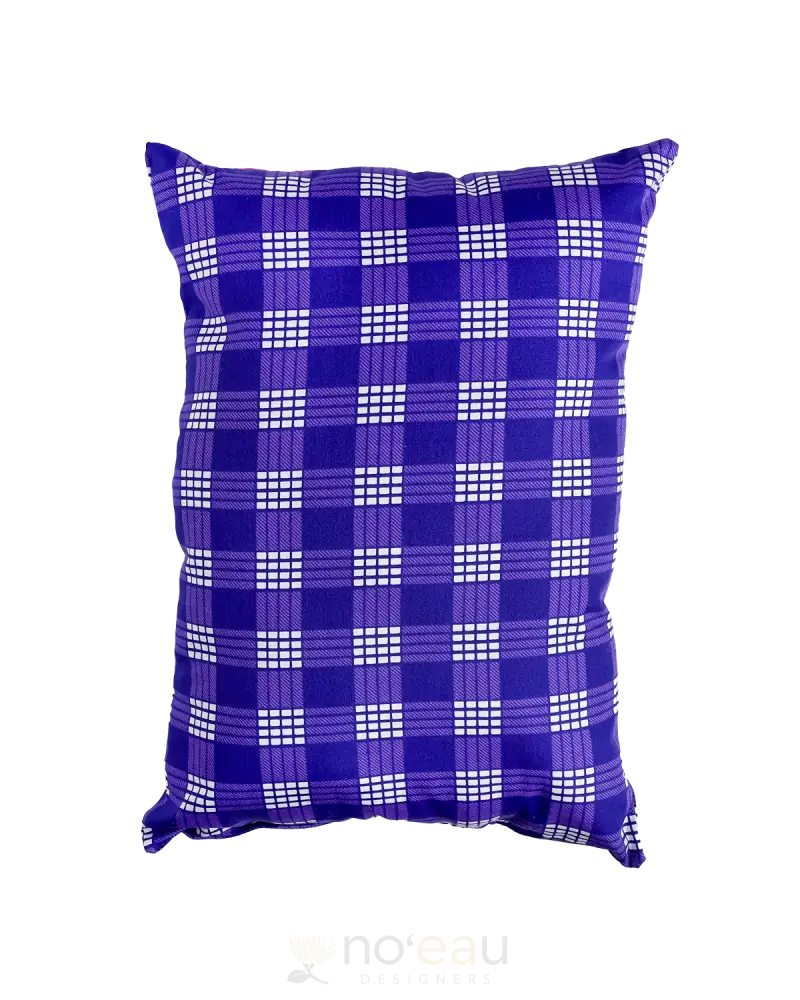 Kahealani Kreations - Mini Keiki Pillows Palaka / Purple Kid’s Items