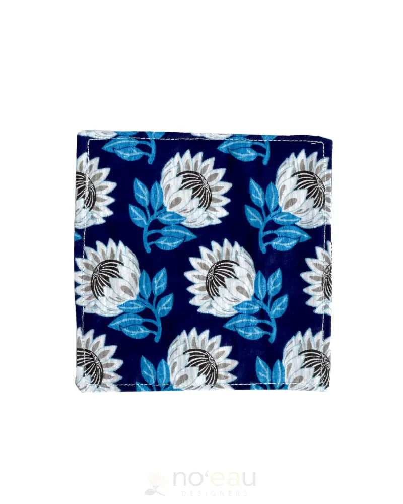 KAHEALANI KREATIONS - Protea Coasters Navy HOME GOODS