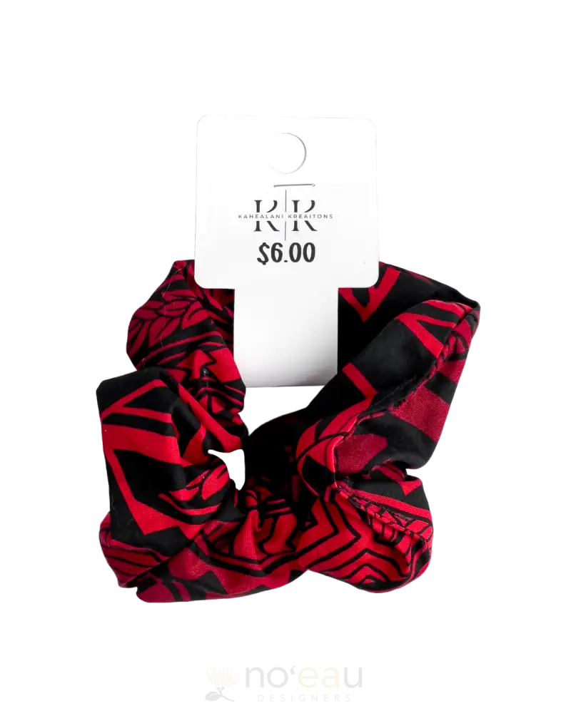 Kahealani Kreations - Scrunchies Tribal / Red Accessories