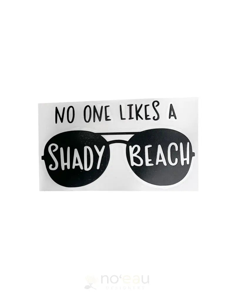 KAHEALANI KREATIONS - Shady Beach Matte Sticker - Noʻeau Designers