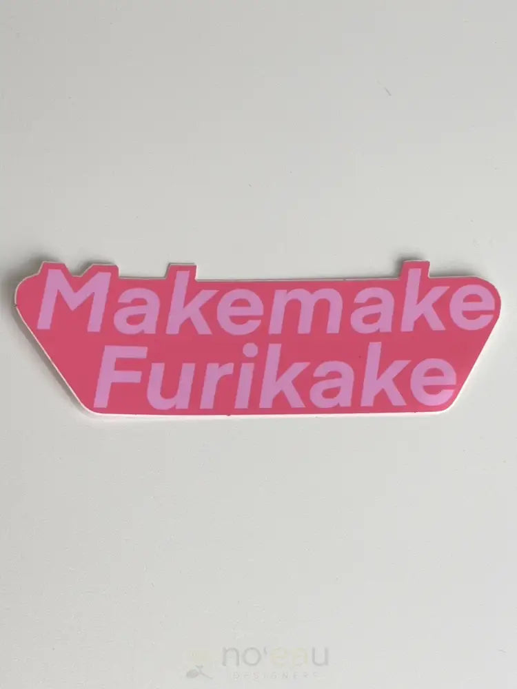 KAHOMELANI - Makemake furikake Sticker - Noʻeau Designers