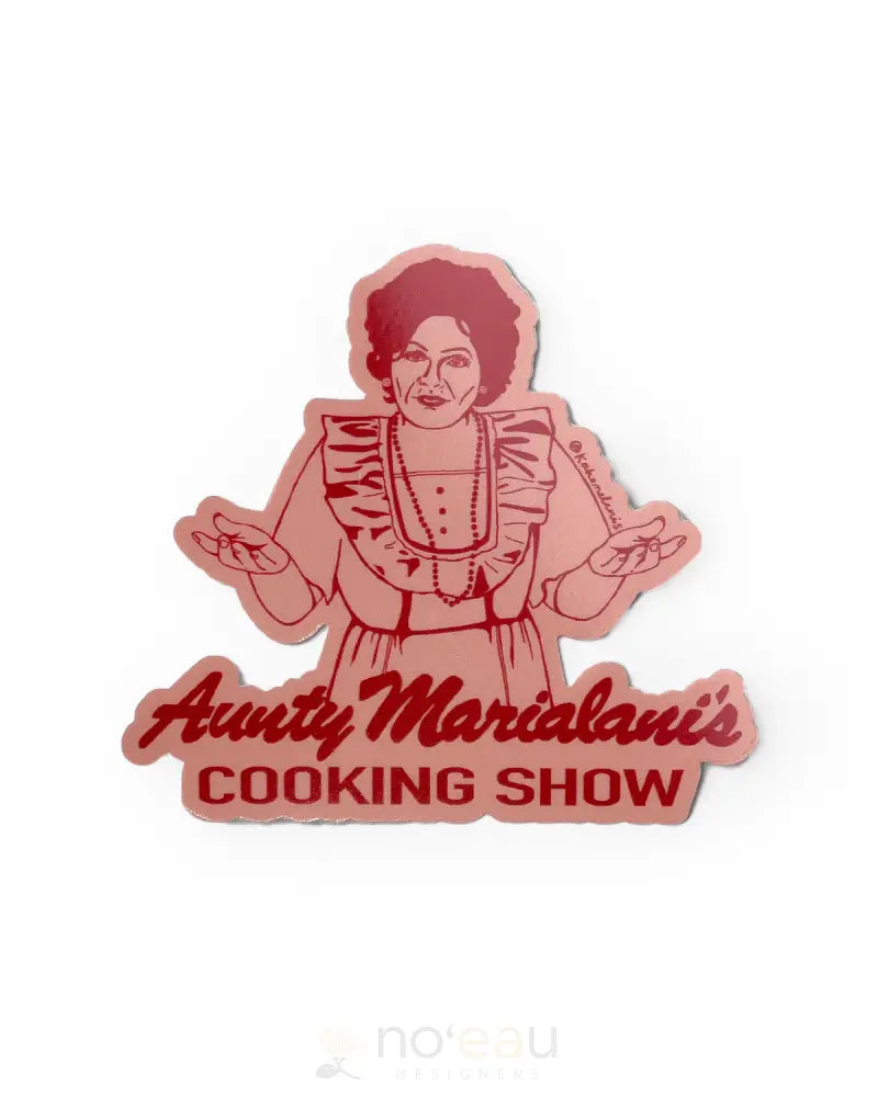 KAHOMELANI'S - Aunty Marialani Sticker - Noʻeau Designers